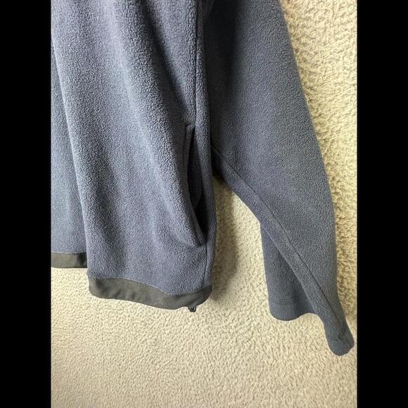 Gap Sweatshirt Mens 2XL Navy Blue 1/4 Zip Mock Neck Long Sleeve Pullover - Picture 10 of 12